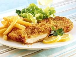 SNITEL DE PUI CU CARTOFI PRAJITI 250G/250G